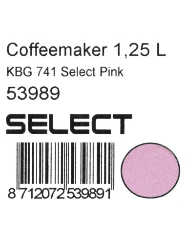 Ekspres Moccamaster Kbg 741 Select - Różowy