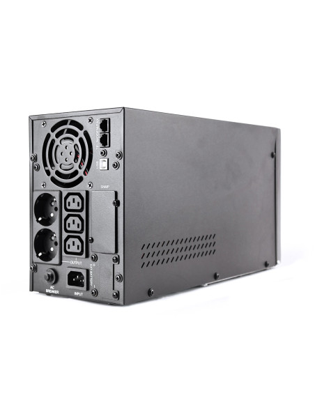Energenie Zasilacz Awaryjny Ups 2000Va Lcd Czysty Sinus, 3X C13, 2X Schuko, Usb, Rj45