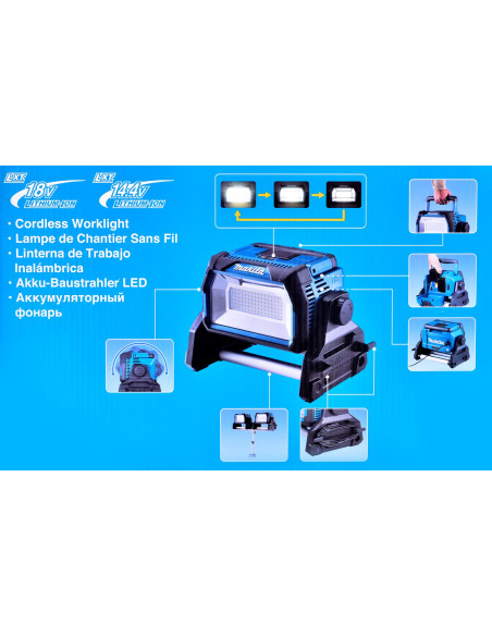 Lampa Led Aku 18V Dml809 Makita