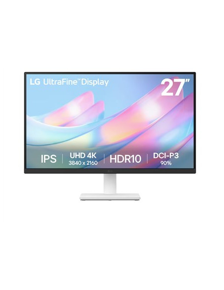Lg 27Us500-W Monitor Komputerowy 68,6 Cm (27") 3840 X 2160 Px 4K Ultra Hd Lcd Biały