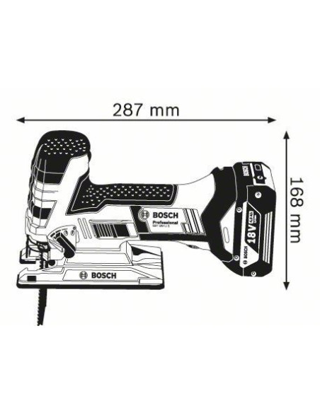 Bosch Gst 18 V-Li S Wyrzynarka Elektryczna 2,4 Kg