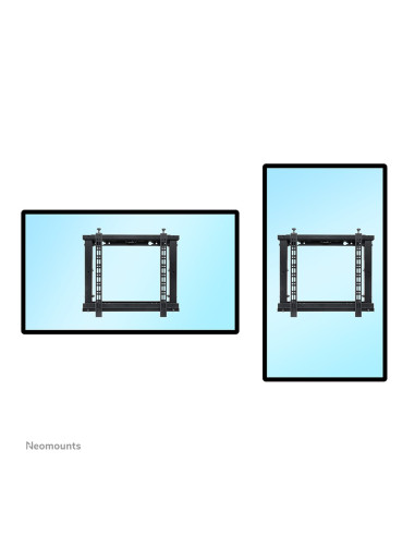 Neomounts Wl95-800Bl1 Uchwyt Do Tablic Informacyjnych 177,8 Cm (70") Czarny
