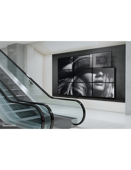 Neomounts Wl95-800Bl1 Uchwyt Do Tablic Informacyjnych 177,8 Cm (70") Czarny