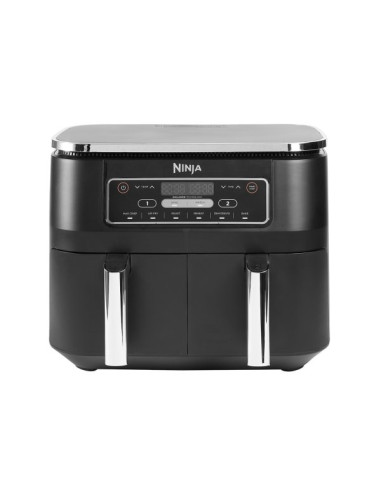 Ninja Af300 Podwójny 7,6 L Autonomiczny 1690 W Frytkownica Na Gorące Powietrze Czarny