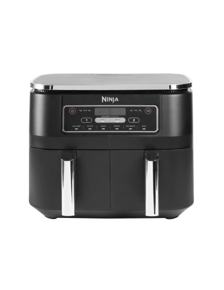 Ninja Af300 Podwójny 7,6 L Autonomiczny 1690 W Frytkownica Na Gorące Powietrze Czarny
