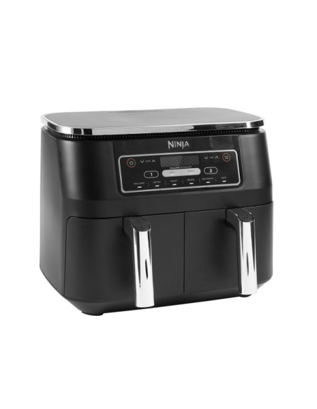Ninja Af300 Podwójny 7,6 L Autonomiczny 1690 W Frytkownica Na Gorące Powietrze Czarny