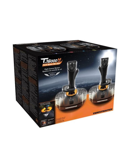 Thrustmaster T.16000M Fcs Space Sim Duo Czarny, Pomarańczowy Usb Joystick Analogowa/Cyfrowa Pc