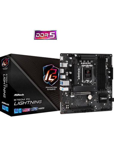 Asrock B760M Pg Lightning Intel B760 Lga 1700 Micro Atx