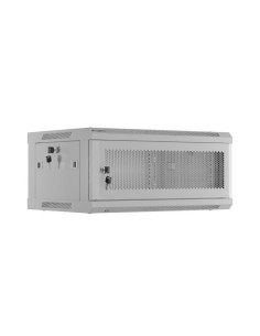 Szafa Instalacyjna Rack Wisząca 19" 4U 600X450 Szara Drzwi Perforowane Lanberg (Flat Pack)