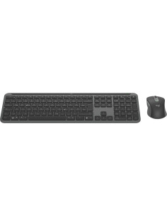 Logitech Mk950 Signature For Business Klawiatura Dołączona Myszka Biuro Rf Wireless + Bluetooth Qwertz Niemiecki Grafitowy 2