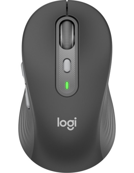 Logitech Mk950 Signature For Business Klawiatura Dołączona Myszka Biuro Rf Wireless + Bluetooth Qwertz Niemiecki Grafitowy
