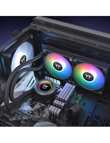 Thermaltake Tt Th240 Argb Procesor Chłodnica Cieczy All-In-One 12 Cm Czarny 1 Szt.