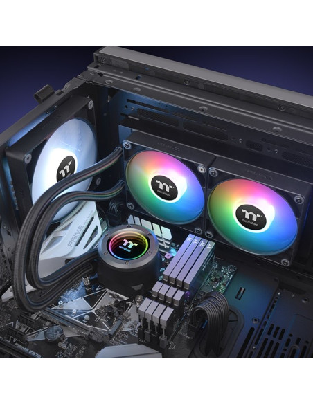 Thermaltake Tt Th240 Argb Procesor Chłodnica Cieczy All-In-One 12 Cm Czarny 1 Szt.