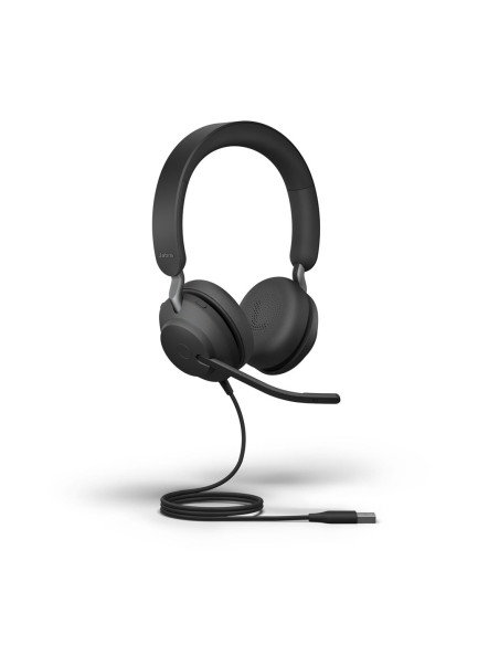 Jabra Evolve2 40 Se Zestaw Słuchawkowy Przewodowa Opaska Na Głowę Połączenia/Muzyka Usb Type-C Czarny