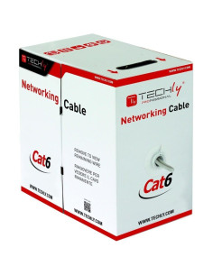 Techly Skrętka U/Utp Cat6 Drut 305M Cca Szara Itp6-Cca-305-Gy 2