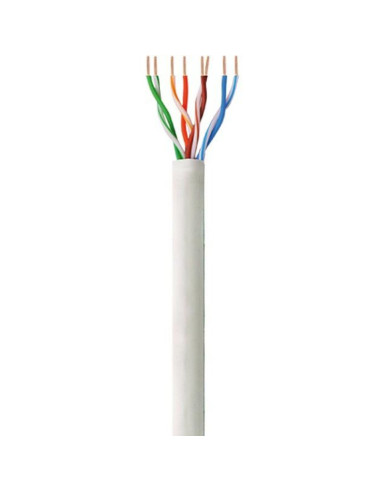 Techly Skrętka U/Utp Cat6 Drut 305M Cca Szara Itp6-Cca-305-Gy
