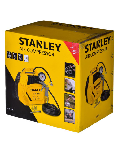 Sprężarka Bezolejowa Air Kit Ol 1,1Kw 8 Bar Stanley