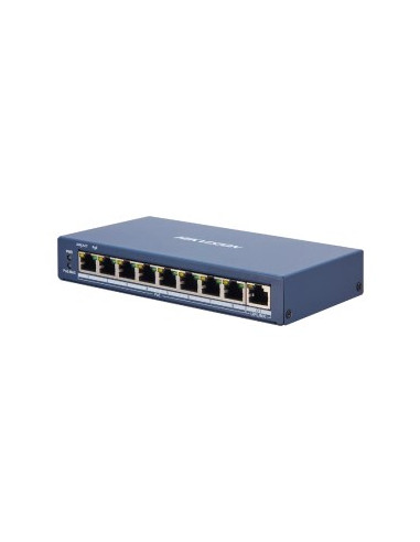 Hikvision Ds-3E1309P-Ei Łącza Sieciowe Zarządzany L2 Fast Ethernet (10/100) Obsługa Poe Szary