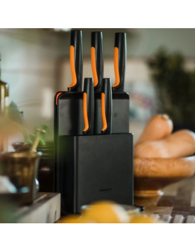 Fiskars Functional Form 6 Szt. Blok Do Noży Z Otworami