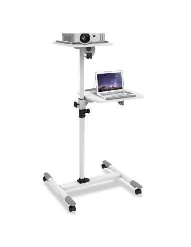 Techly Ica-Tb Tpm-6 Stojak Do Multimediów Biały Wózek Multimedialny