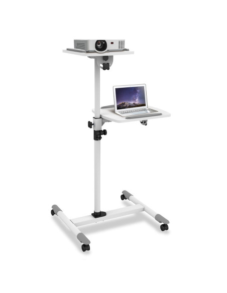 Techly Ica-Tb Tpm-6 Stojak Do Multimediów Biały Wózek Multimedialny
