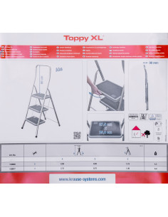 Drabina 2 Stopniowa Aluminiowa Krause 130860 2