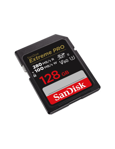 Karta Sandisk Extreme Pro Sdxc 128Gb 280/100 Mb/S V60 Uhs-Ii