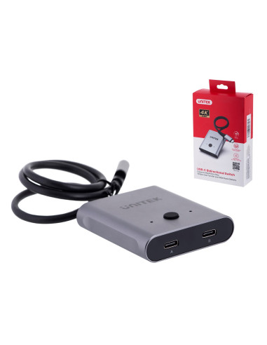 Unitek Przełącznik Usb-C 4K 144Hz, Dwukierunkowy