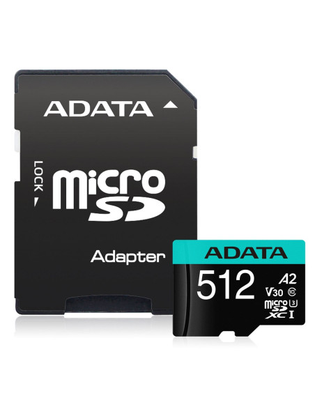 Adata Premier Pro 512 Gb Uhs1 U3 V30 A2 + Adapter