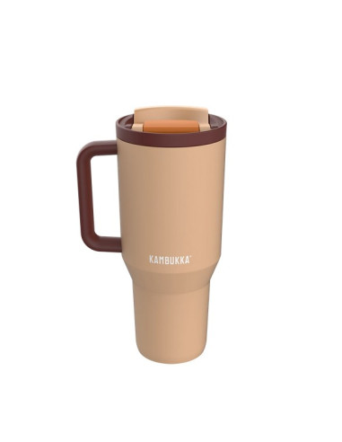 Kubek Termiczny Z Teleskopową Słomką Kambukka Rio Tumbler 950Ml Almond Dream