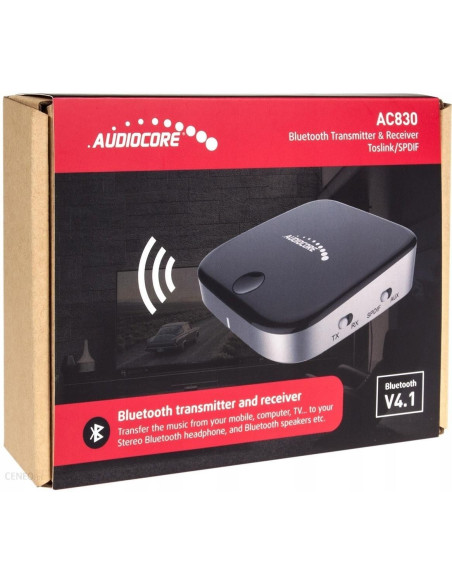 Adapter Audiocore Ac830 (Jack - Micro Usb   Kolor Czarno-Srebrny)