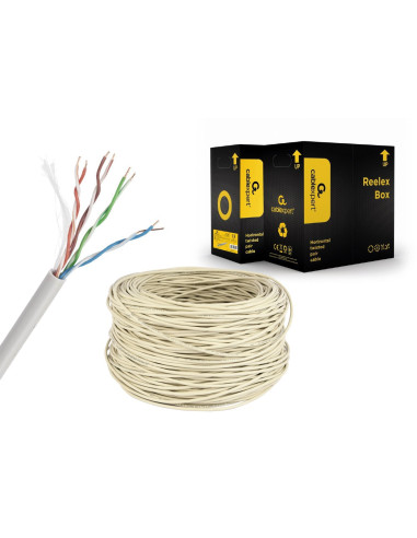 Kabel Utp Gembird Upc-5004E-Sol (Utp  305M  Kat. 5E  Kolor Szary)
