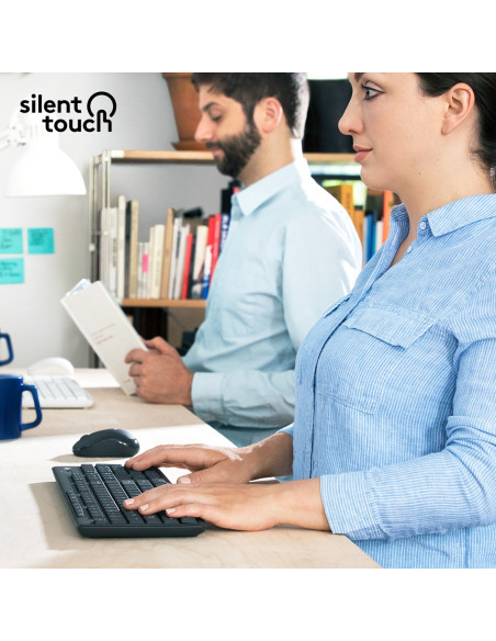 Zestaw Logitech Mk295 Us Silent Wireless