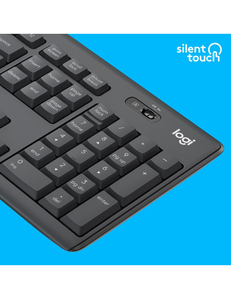 Zestaw Logitech Mk295 Us Silent Wireless