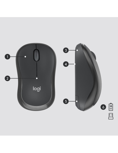 Zestaw Logitech Mk295 Us Silent Wireless
