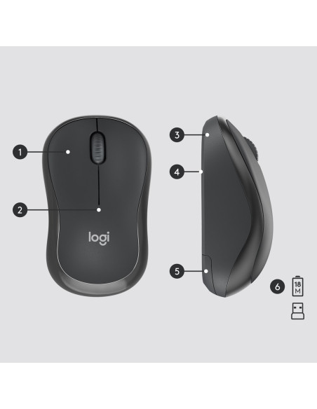 Zestaw Logitech Mk295 Us Silent Wireless
