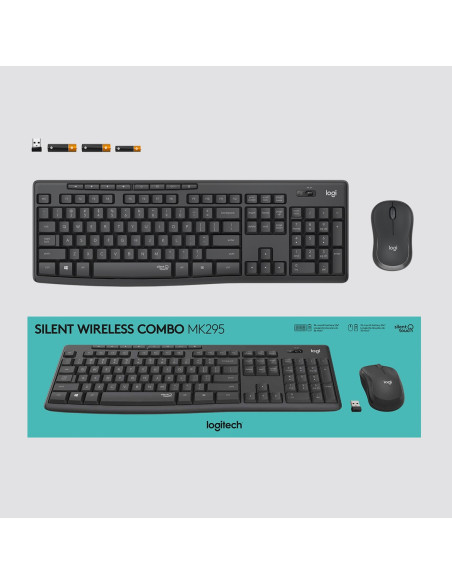 Zestaw Logitech Mk295 Us Silent Wireless
