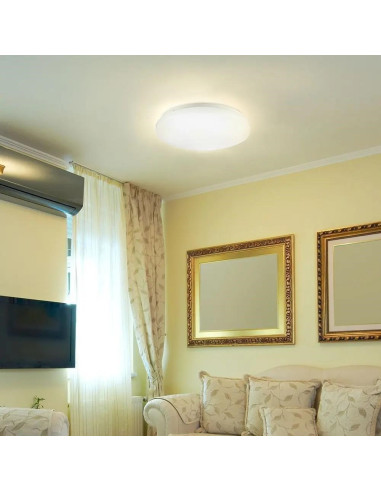 Plafon V-Tac Vt-8436-M-N Mleczny 36W Ip20 Cct 3000K-6400K 3900Lm (Sku 217609) Biały