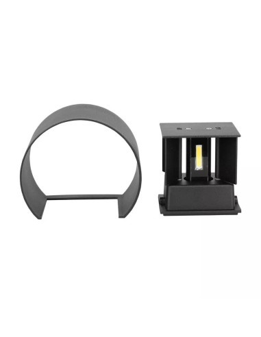 Oprawa Ścienna Led V-Tac Vt-756-B 5W Ip65 4000K 700Lm (Sku 217090) Czarny