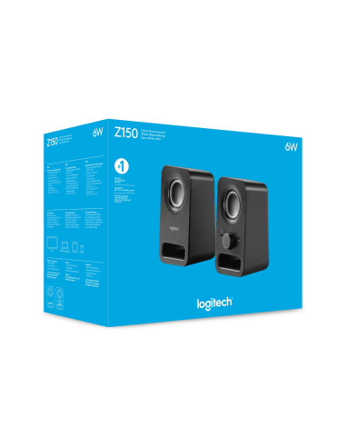 Zestaw Głośników Logitech 980-000814 (2.0  Kolor Czarny)