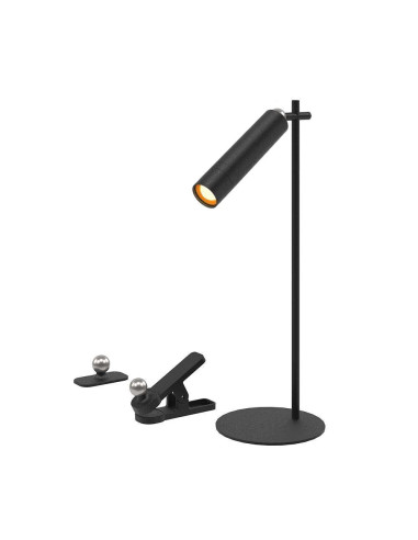 Lampka Biurkowa V-Tac Vt-7413 4W1 Kinkiet, Klips, Latarka 3W Led 37Cm 4000K 300Lm (Sku 23042) Czarny