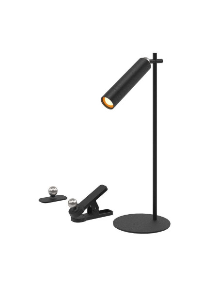 Lampka Biurkowa V-Tac Vt-7413 4W1 Kinkiet, Klips, Latarka 3W Led 37Cm 4000K 300Lm (Sku 23042) Czarny