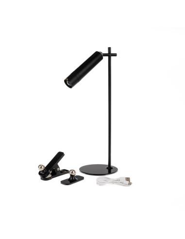 Lampka Biurkowa V-Tac Vt-7413 4W1 Kinkiet, Klips, Latarka 3W Led 37Cm 4000K 300Lm (Sku 23042) Czarny