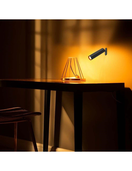 Lampka Biurkowa V-Tac Vt-7413 4W1 Kinkiet, Klips, Latarka 3W Led 37Cm 4000K 300Lm (Sku 23042) Czarny