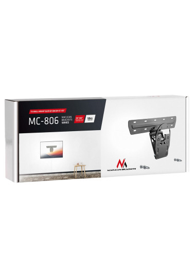 Uchwyt Ścienny Do Telewizora Maclean Mc-806 (Ścienne  50" - 65"  Max. 50Kg)