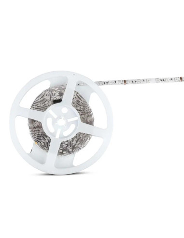 Taśma Led V-Tac Vt-5050 60-Ip20-7 600Led Rgb Smd5050 24V Ip20 7W/M (Sku 212592)