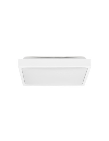 Plafon V-Tac Vt-8624Sw-Sq Natynkowy 24W Led Ip44 30X30Cm Czujnik Ruchu 4000K 2400Lm (Sku 7667) Biały