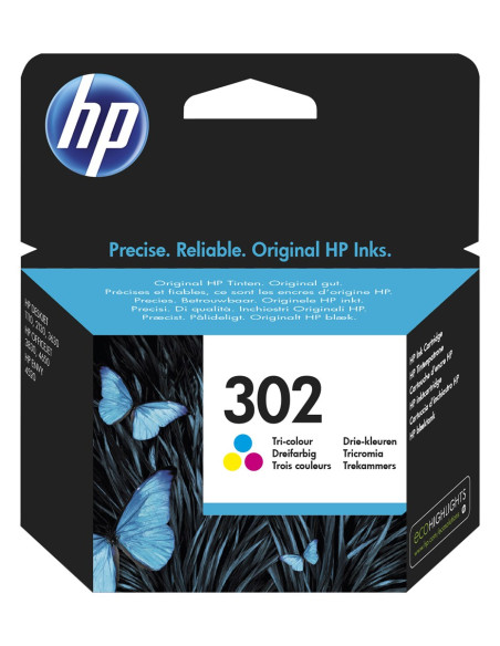 Tusz Hp Kolor Hp 302, Hp302 F6U65Ae, 165 Str.,4 Ml
