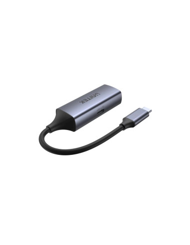 Unitek Adapter Usb-C - Rj45 M/F, 1Gbps, Pd 100W