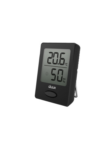 Duux | Sens | Czarny | Wyświetlacz Lcd | Higrometr + Termometr